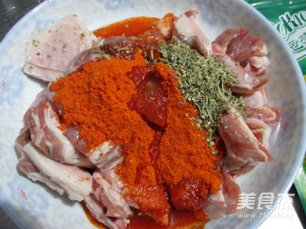 香草烤羊腩肉串