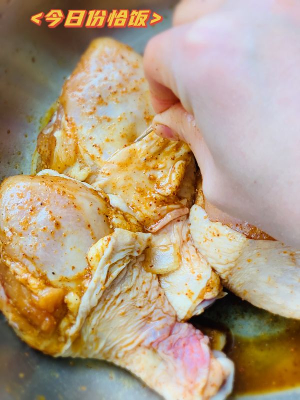 奥尔良风味烤鸡腿