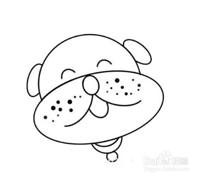 怎么画出卡通的小狗狗？