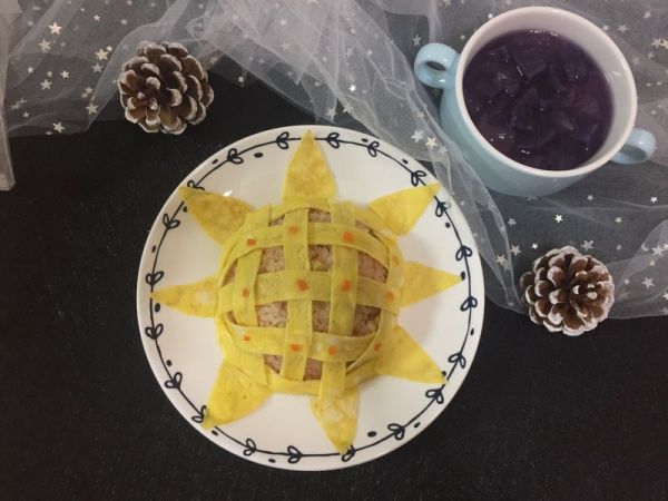 #柏翠辅食节-营养佐餐#向日葵蛋包饭