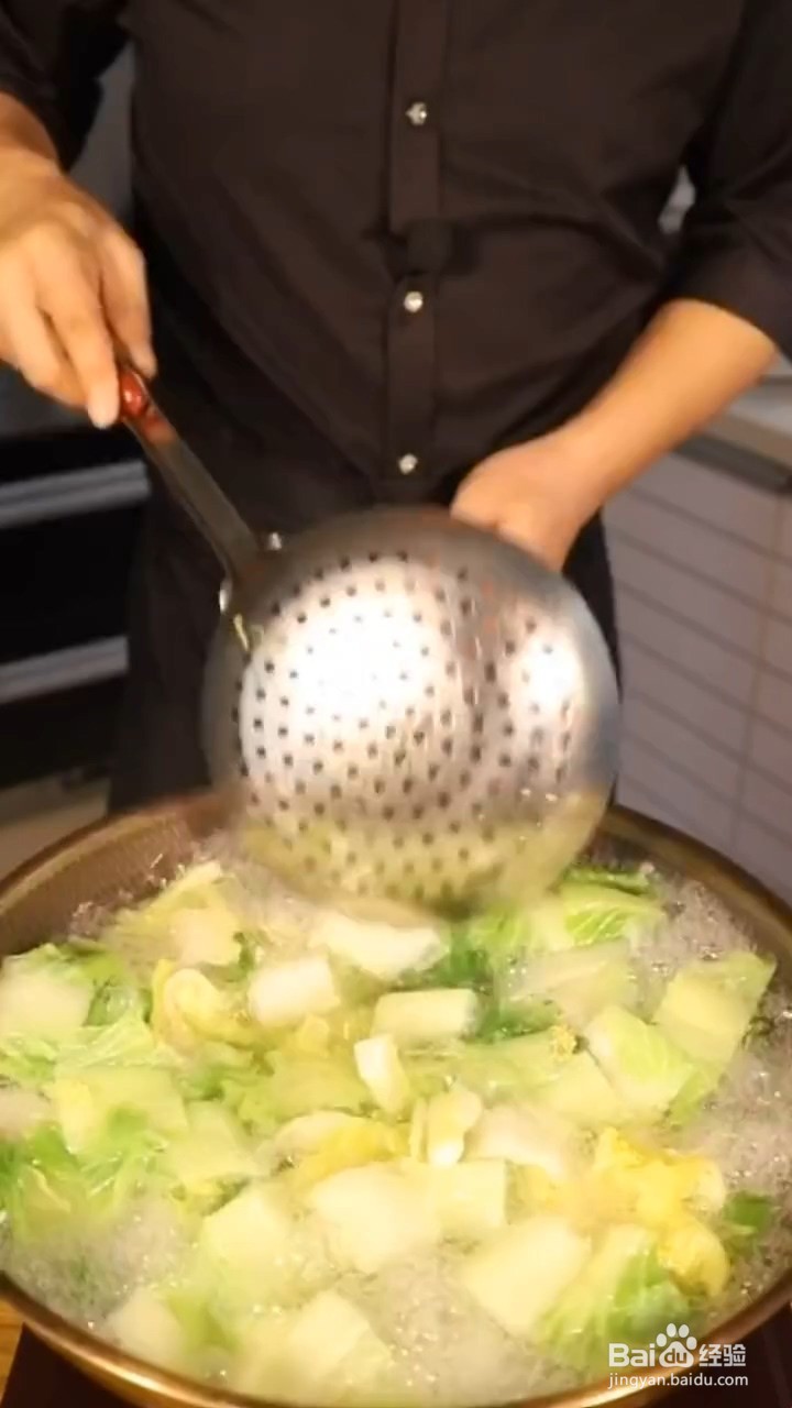 怎样烹饪冰冻大白菜