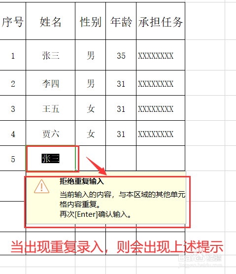 【Excel】EXCEL中如何防止重复录入数据？