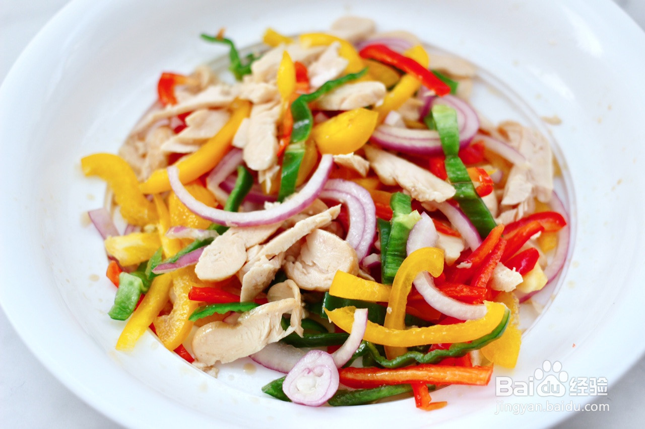 柠香彩蔬鸡胸肉的做法