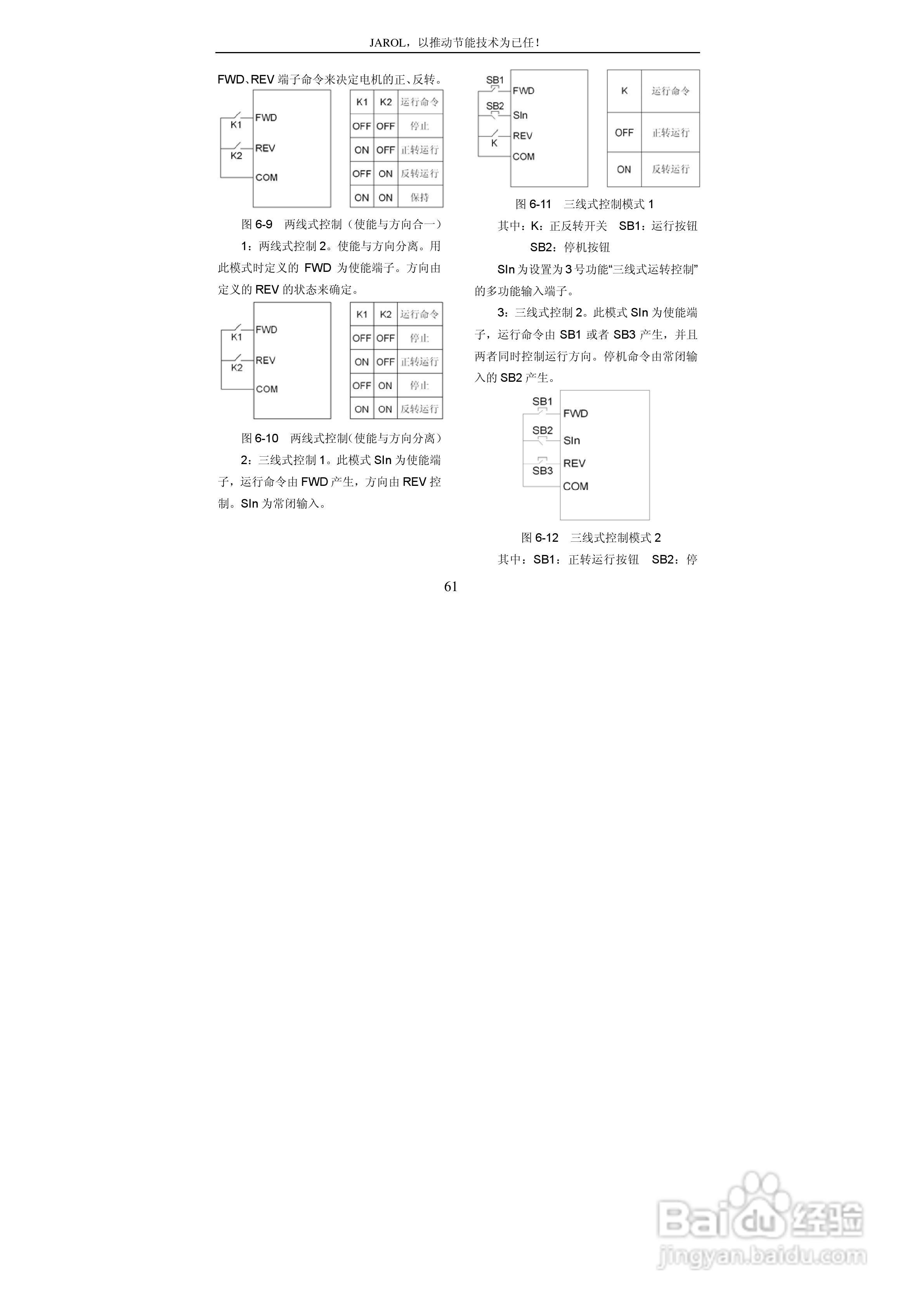 佳乐JR6000-055G/075P-4-1050变频器使用说明书:[7]