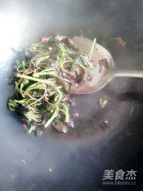 蒜蓉苋菜的做法