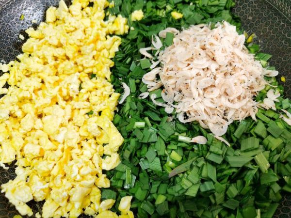 又见韭菜鸡蛋水煎包