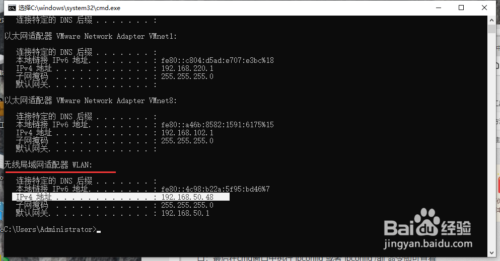 windows怎么查看ip