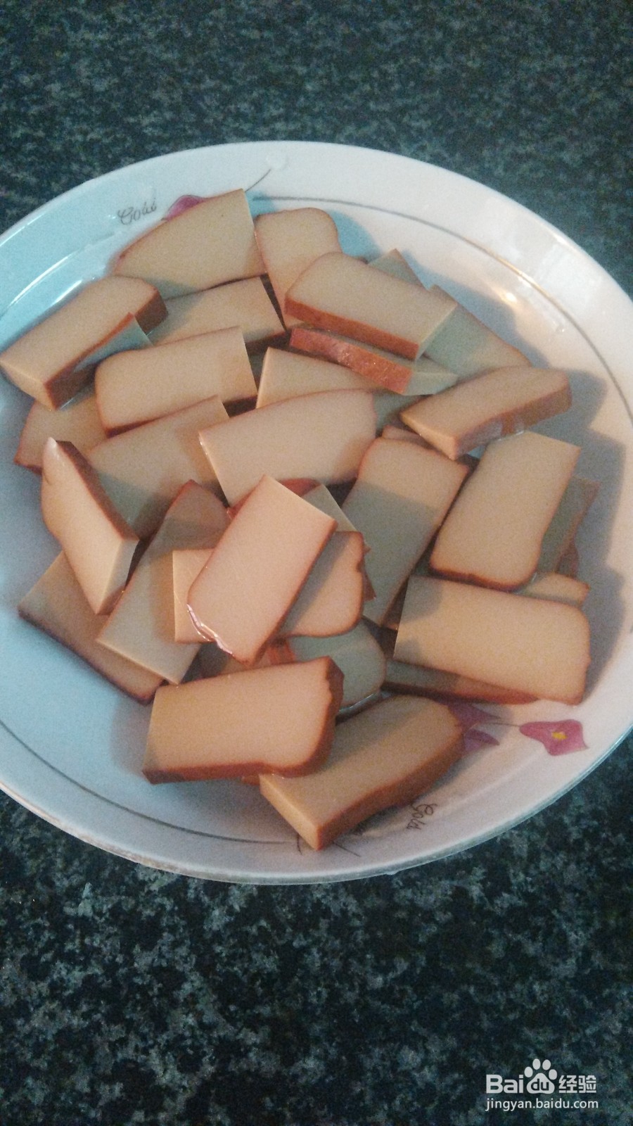 香蒜炒鸡蛋干的做法