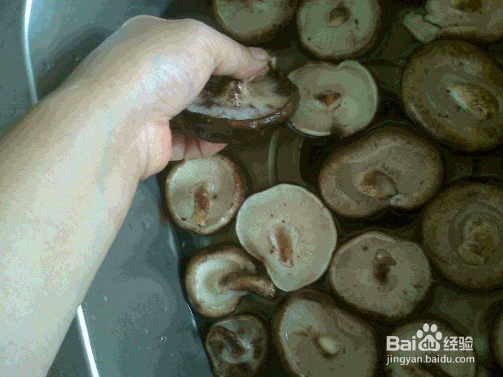 怎样省水清洗香菇