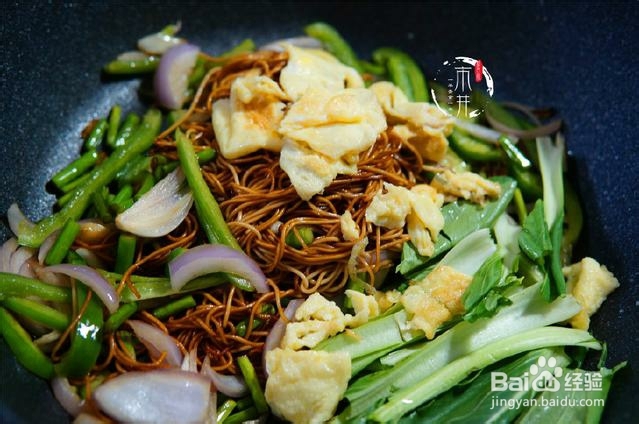 好吃不腻的鸡蛋炒面