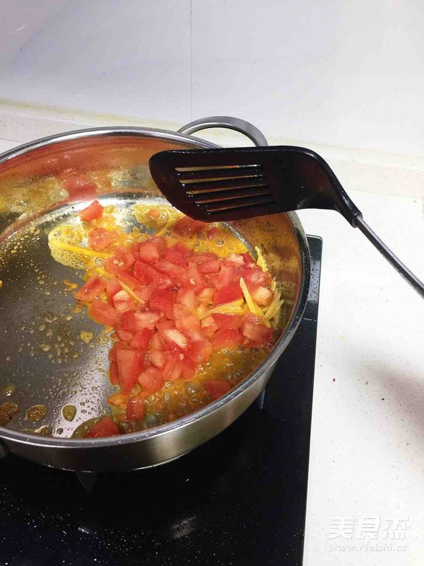番茄大虾的做法