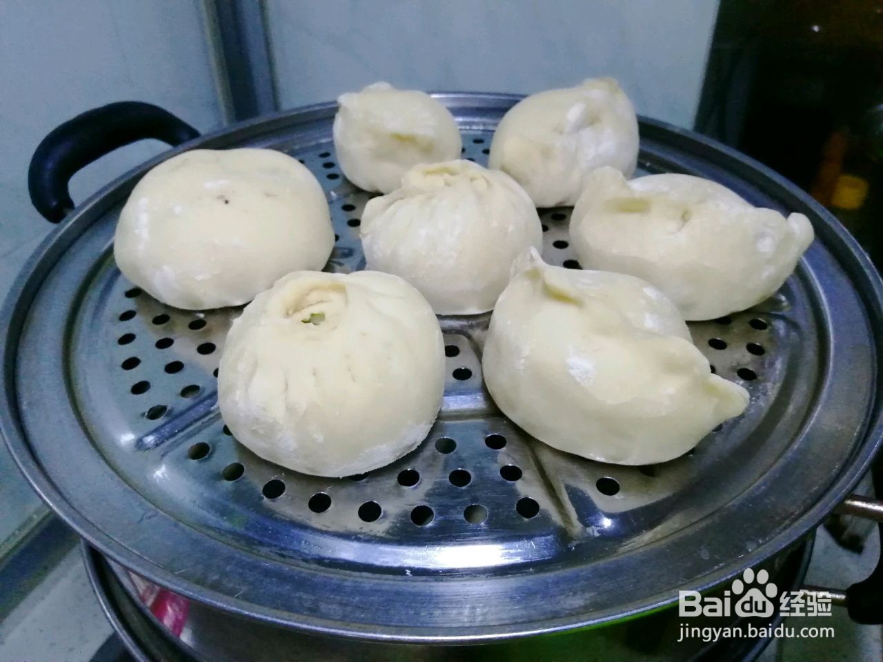酱香芸豆肉馅大包子