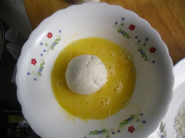 红薯糯米豆沙丸