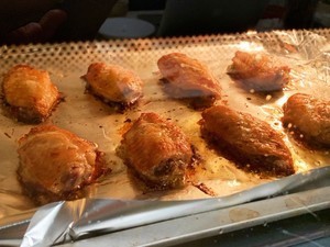 脆皮鸡翅制作过程