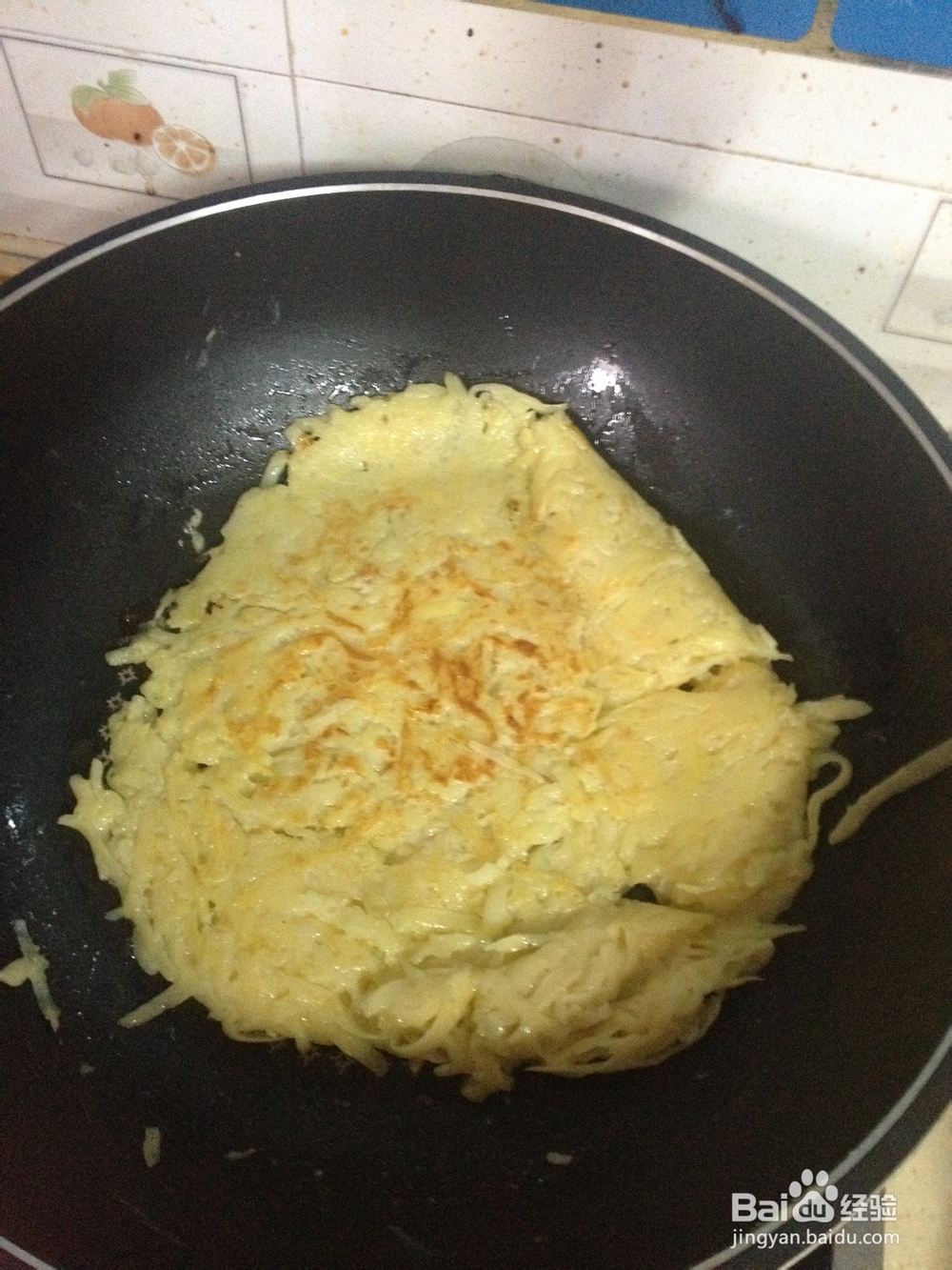 快手早餐土豆丝饼