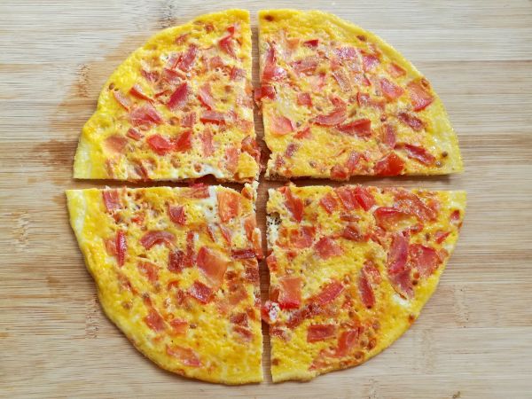 番茄鸡蛋三明治