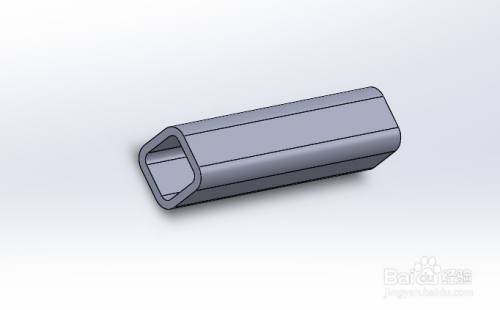 solidworks如何绘制方形管?