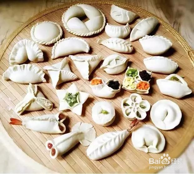 饺子花样包法