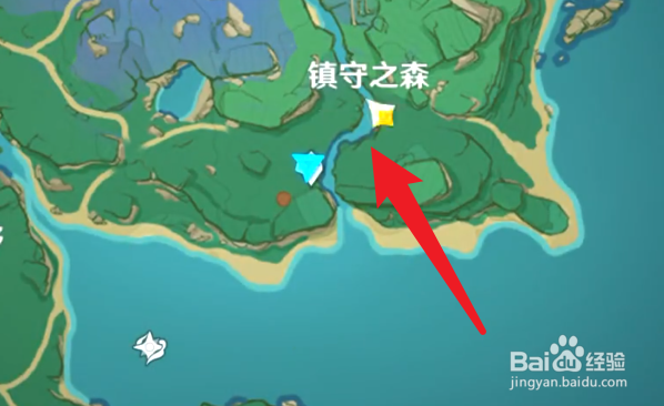 原神2.0镇守之森雷神瞳在哪里