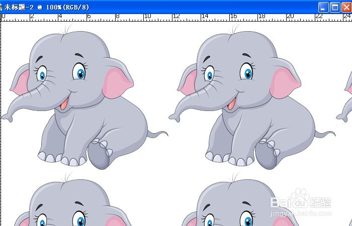 PS自定义图案如何填充