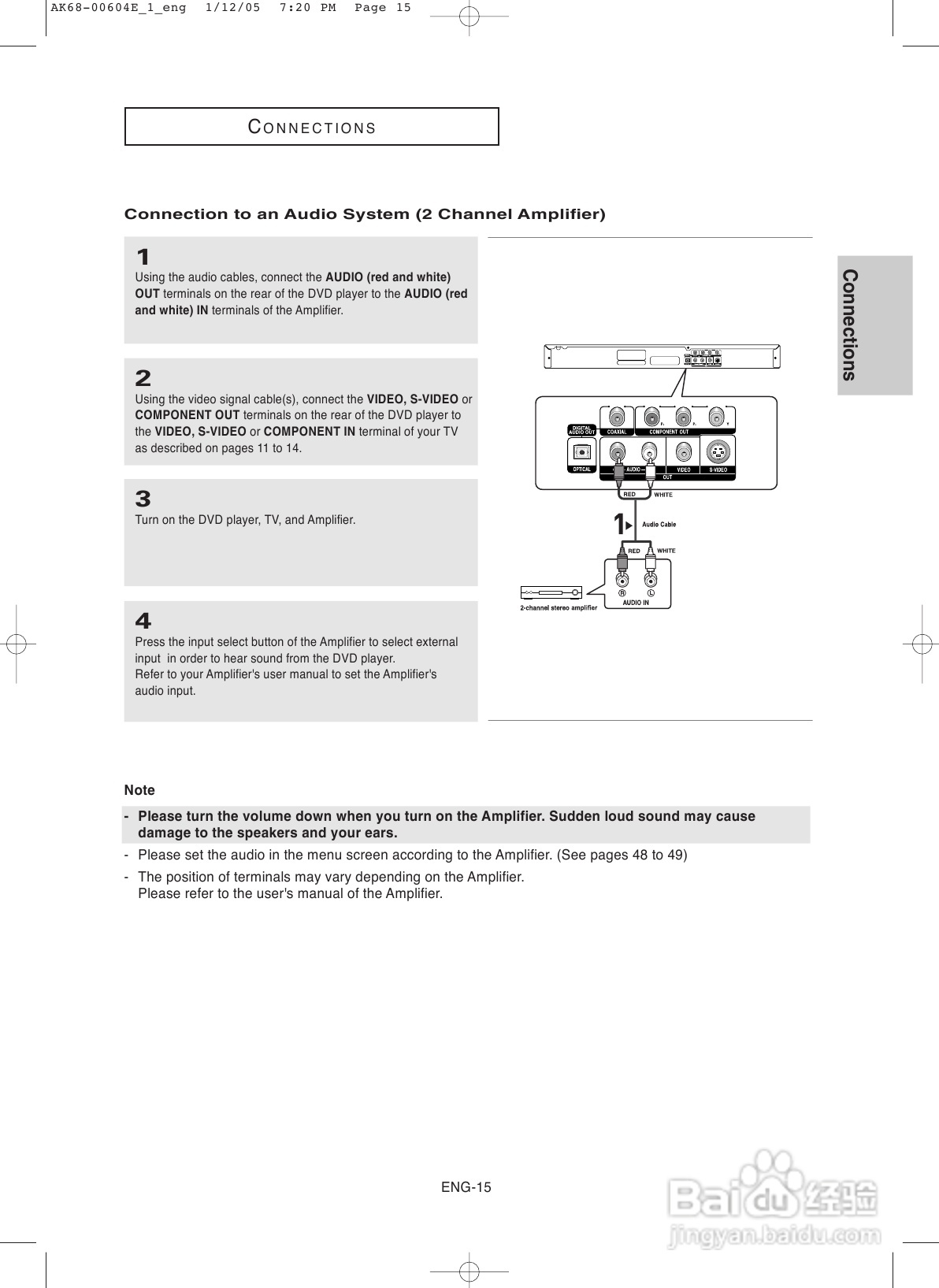 三星DVD-P250K DVD播放机使用说明书:[4]