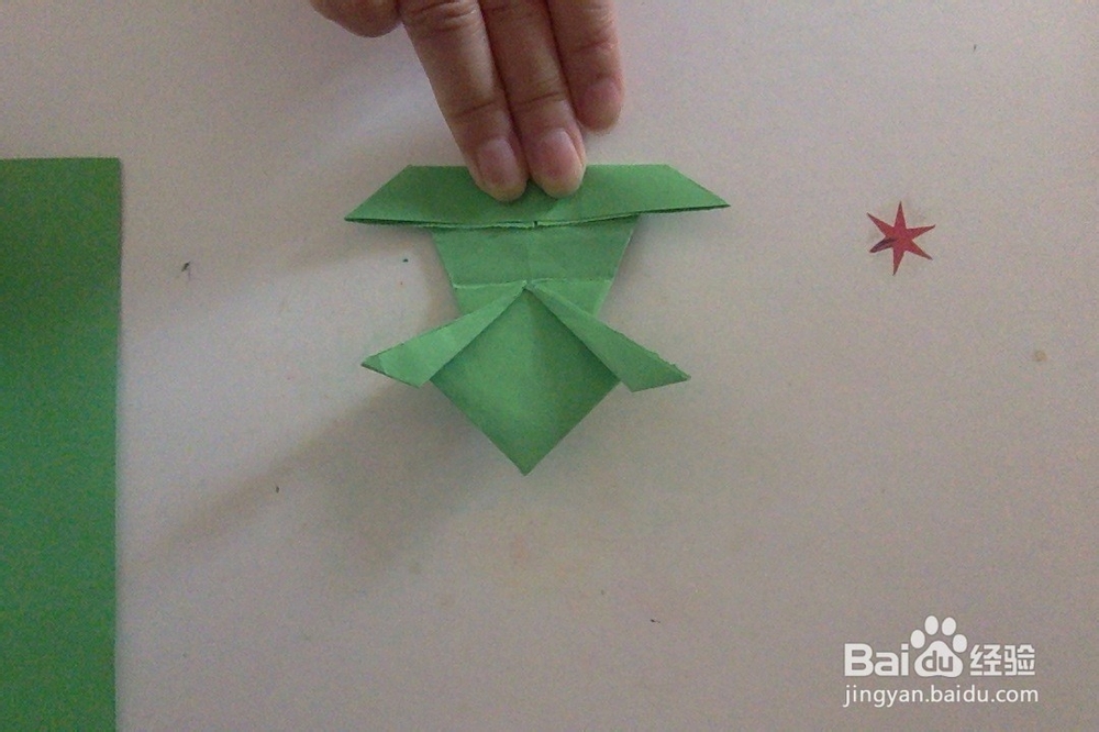 小青蛙折纸教程