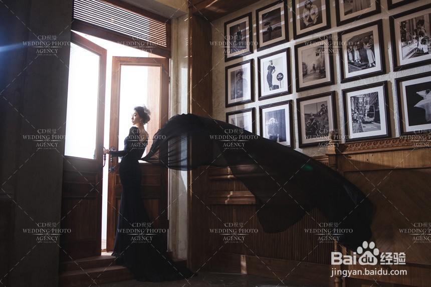 拍韩式婚纱照可以穿黑色婚纱吗?