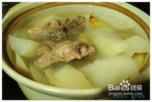 萝卜排骨汤的功效