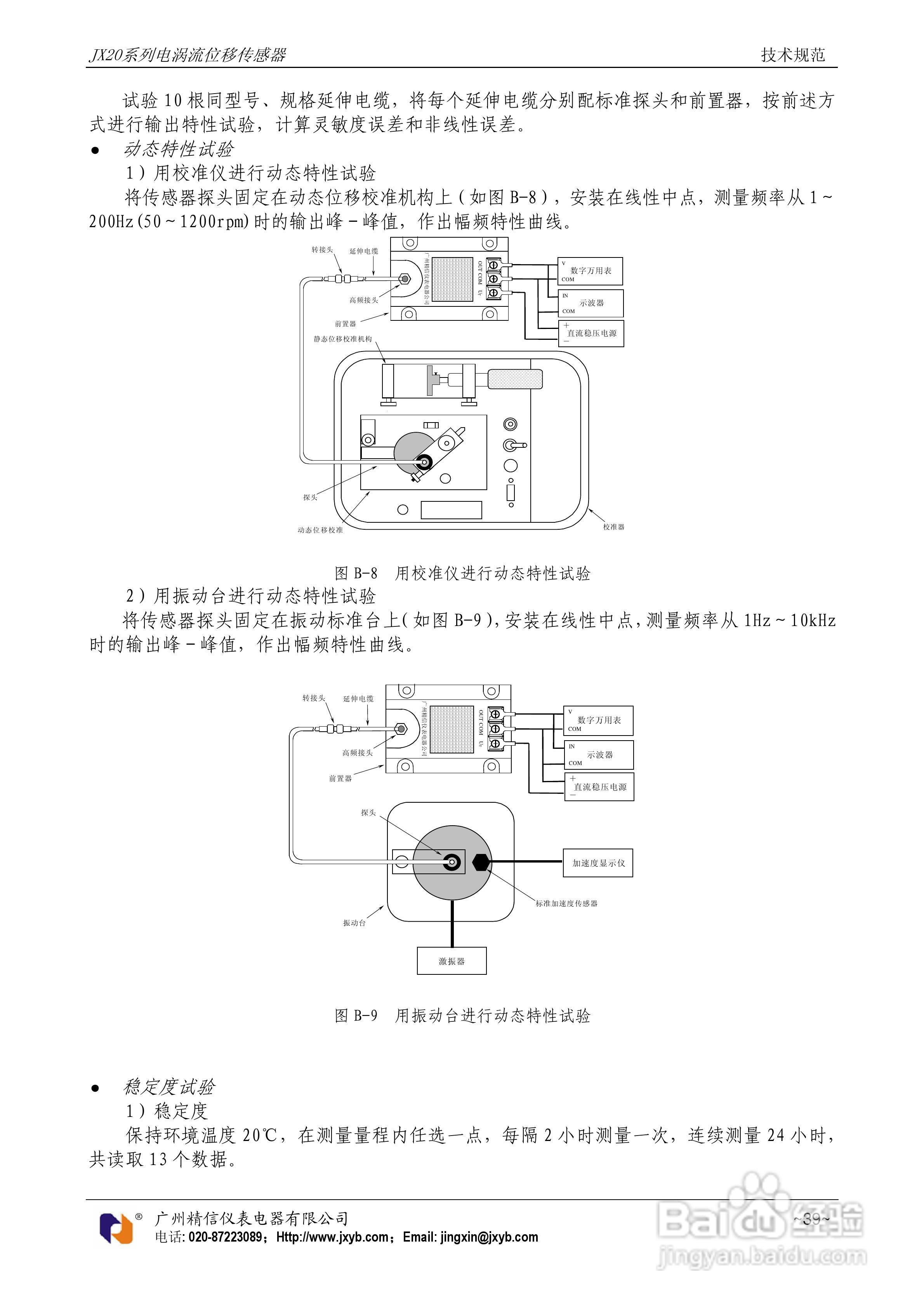 JX20电涡流位移传感器使用说明书:[4]