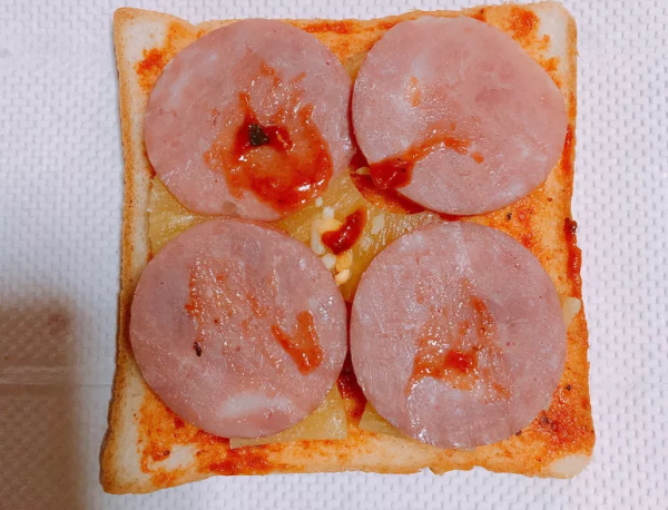 简易版吐司披萨