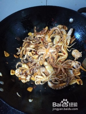 爆炒八爪鱼的做法