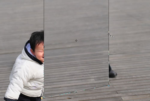 Photoshop CS4去除照片上无用的元素