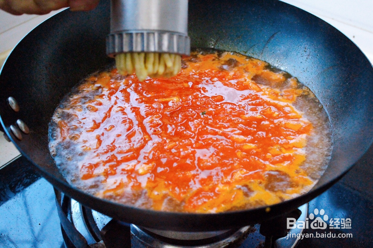 鲜嫩多汁西红柿玉米疙瘩汤的做法