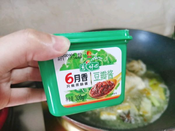 豆瓣酱啤酒烧鲈鱼