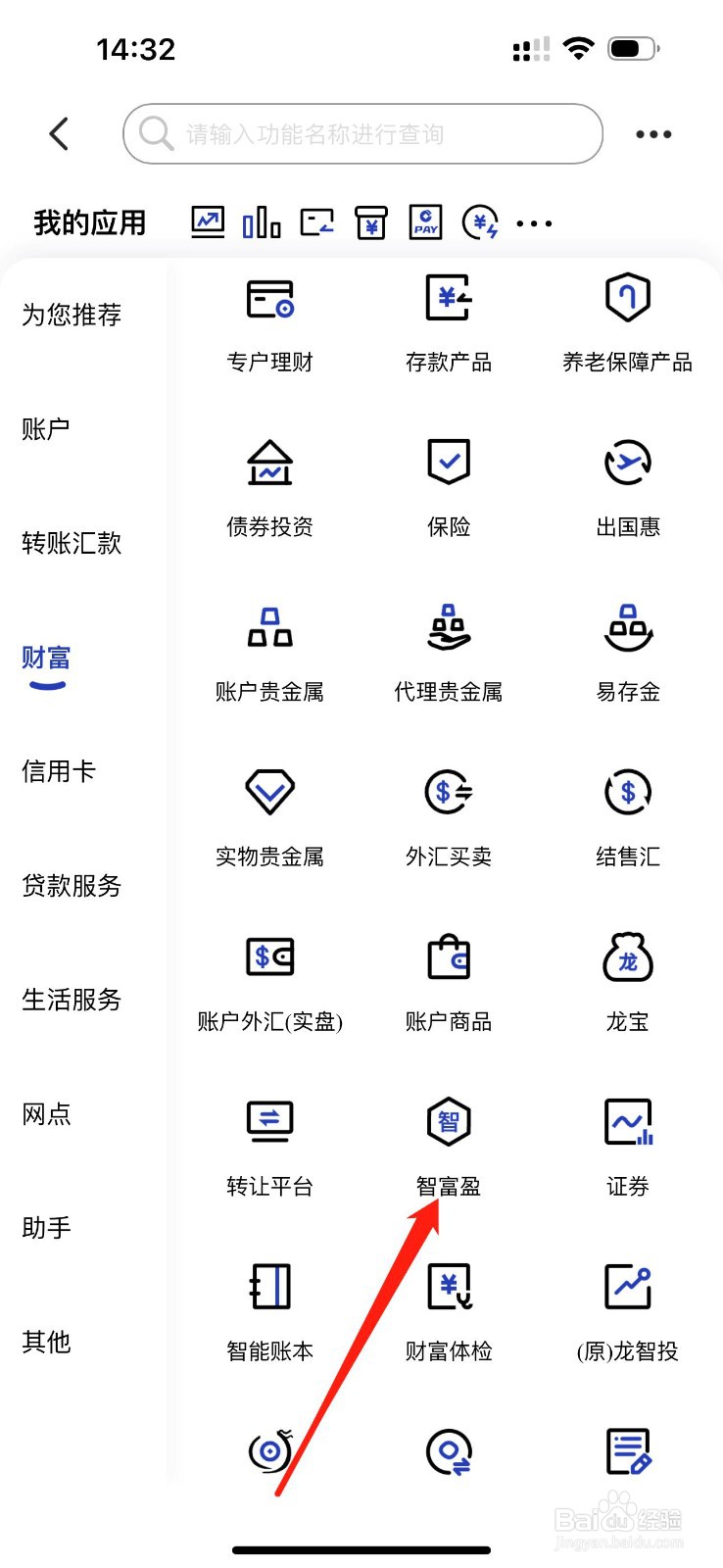 中国建设银行怎么查看智富盈