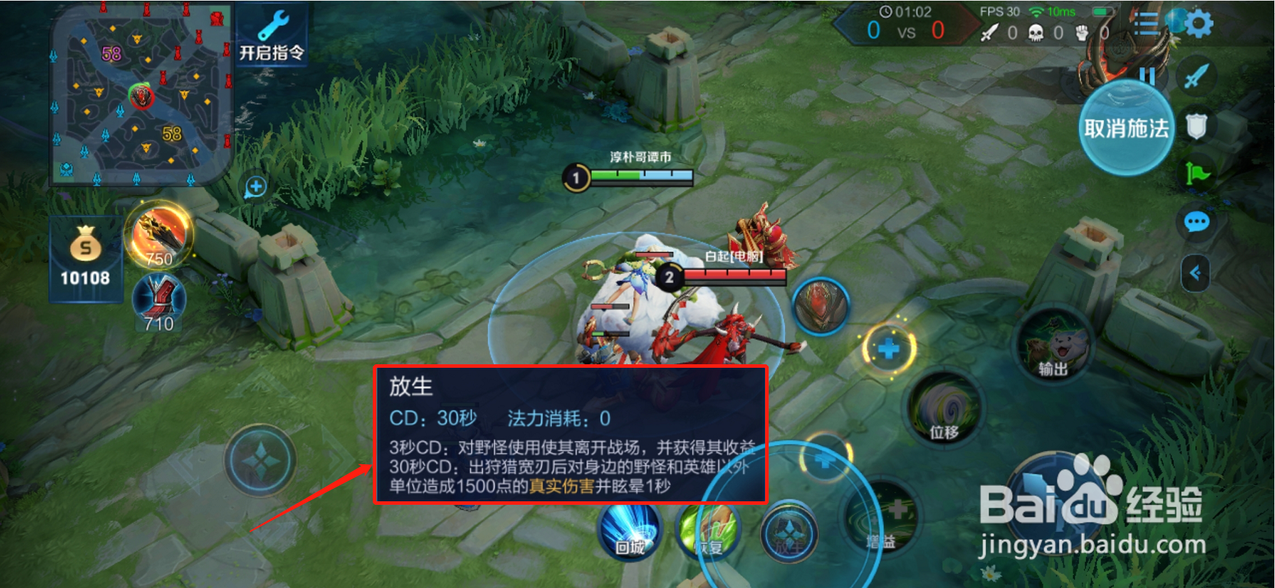 阿古朵怎么放生野怪