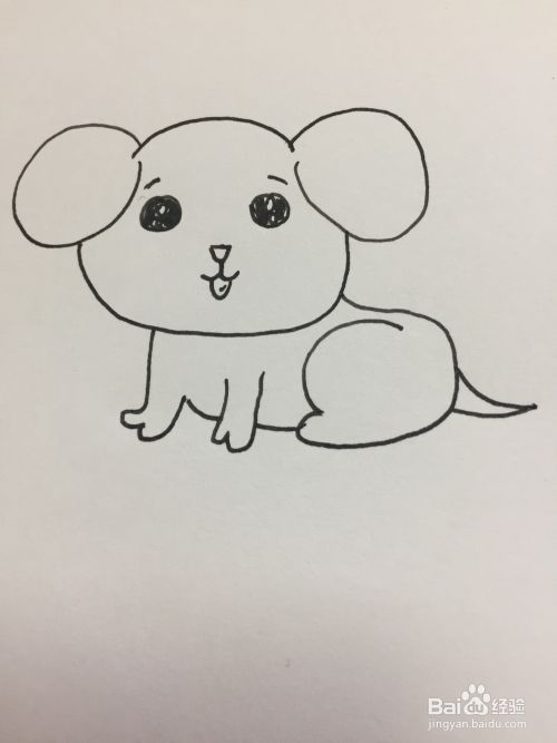 狗怎么画简单
