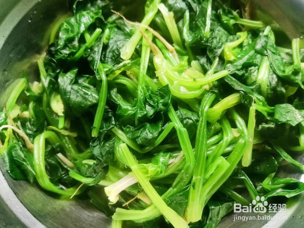 蚝油菠菜---便秘小菜谱