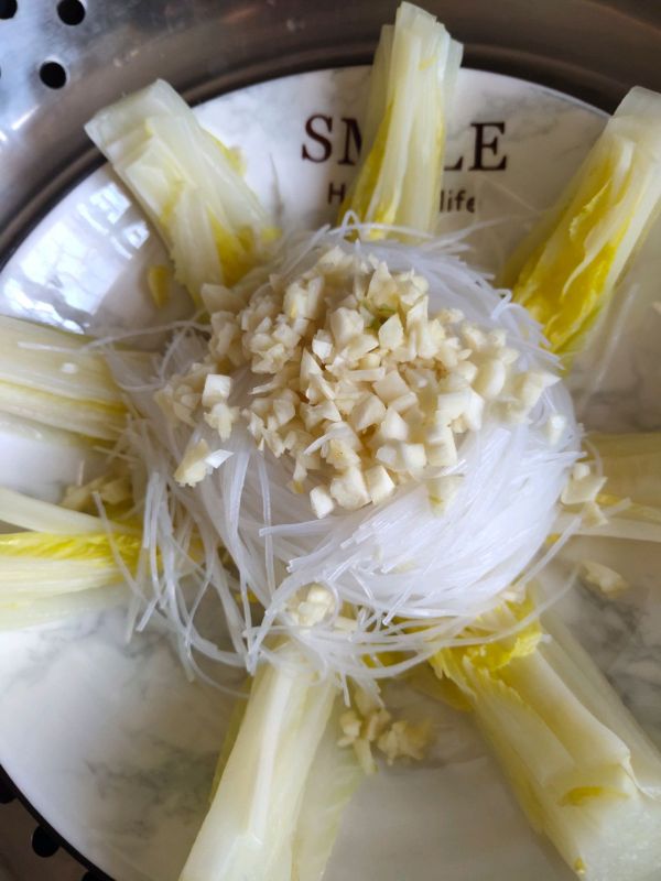 鸡汁粉丝娃娃菜