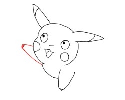 皮卡丘简笔画怎么画