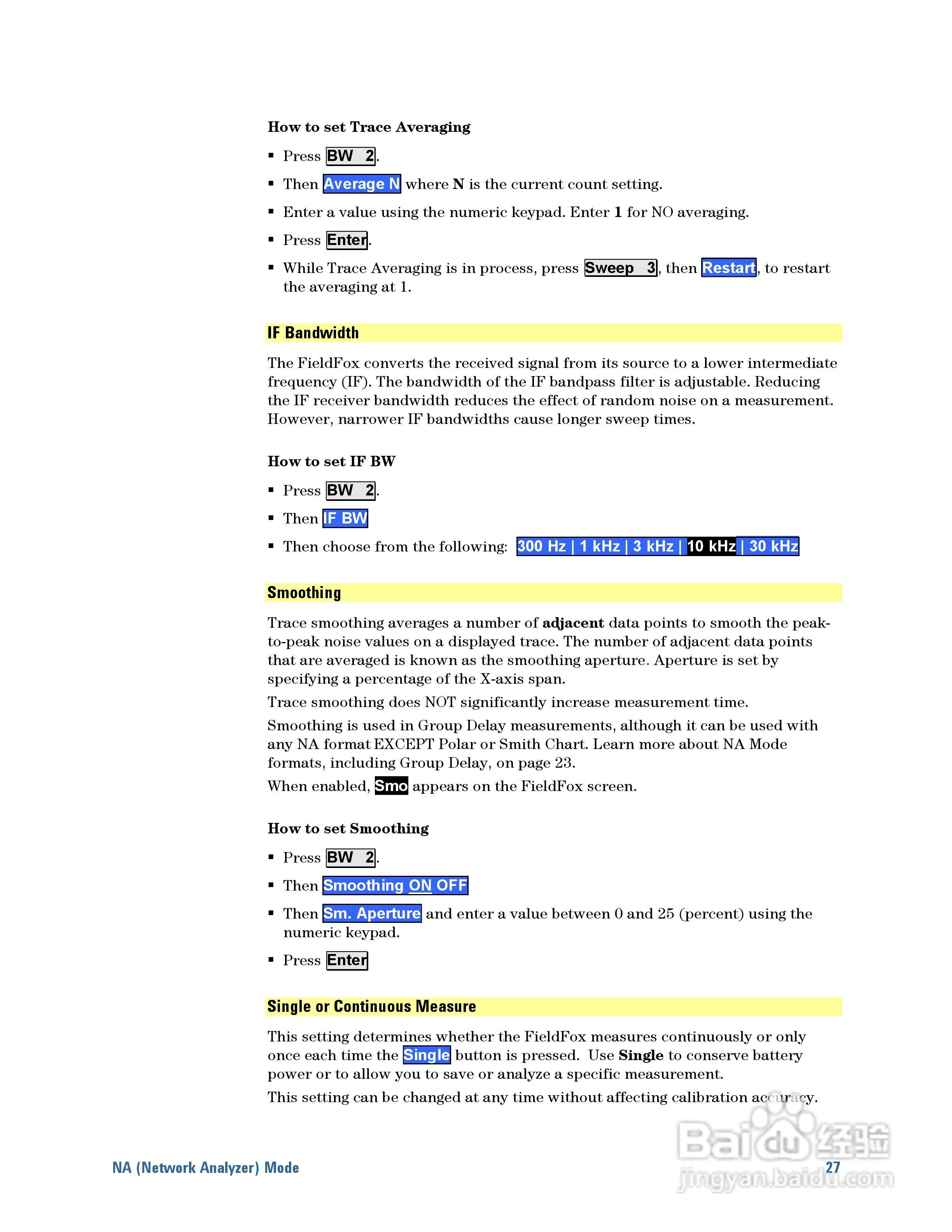 N9923A型Fieldfox手持式RF向量网路分析仪操作手册:[3]