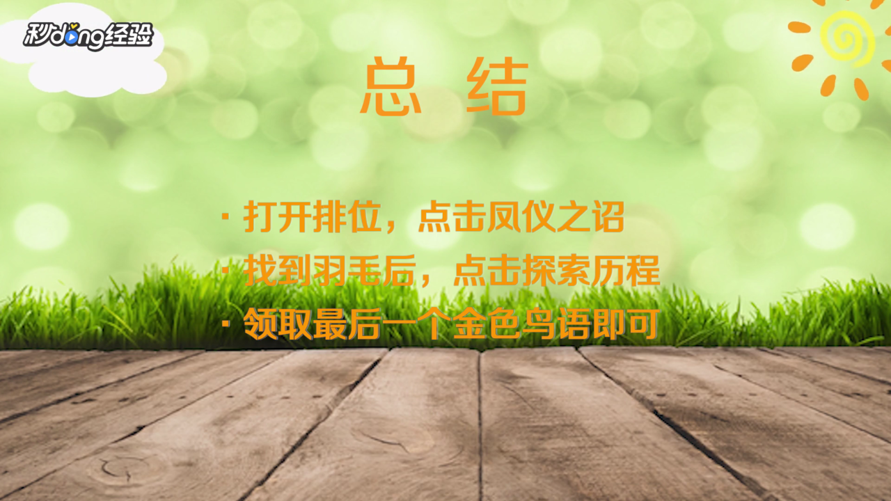 凤仪之诏羽毛怎么获得