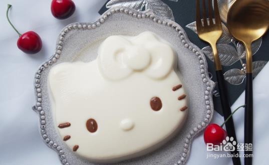 Hello Kitty牛奶冻的做法