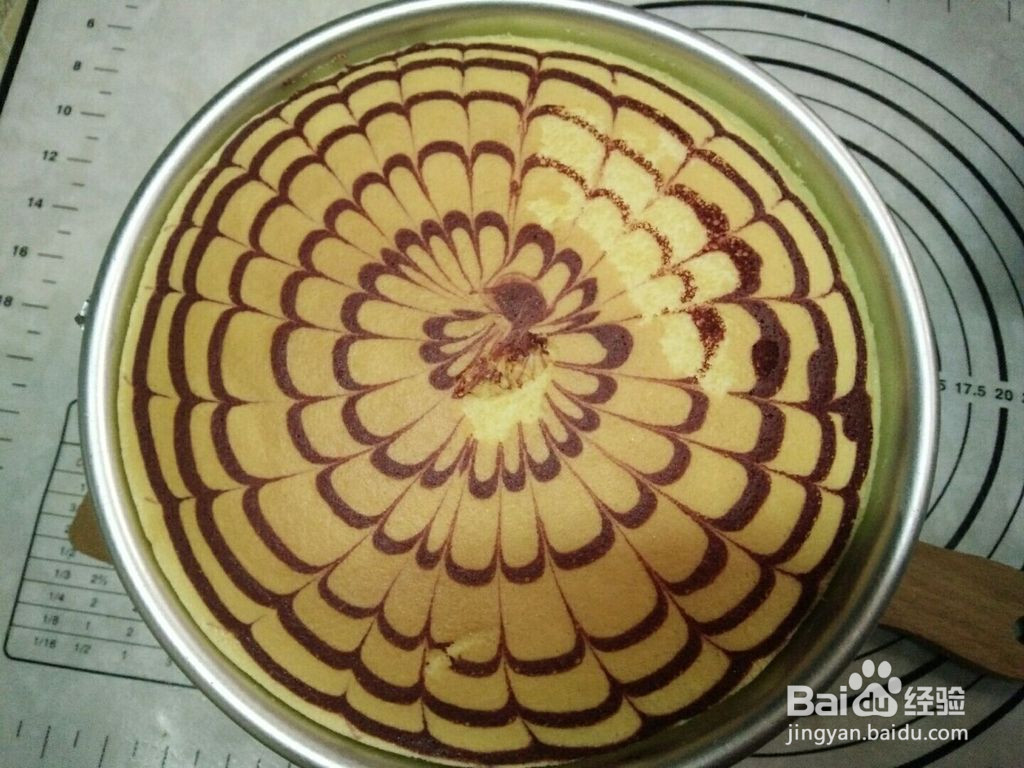 拉花轻乳酪蛋糕+的做法