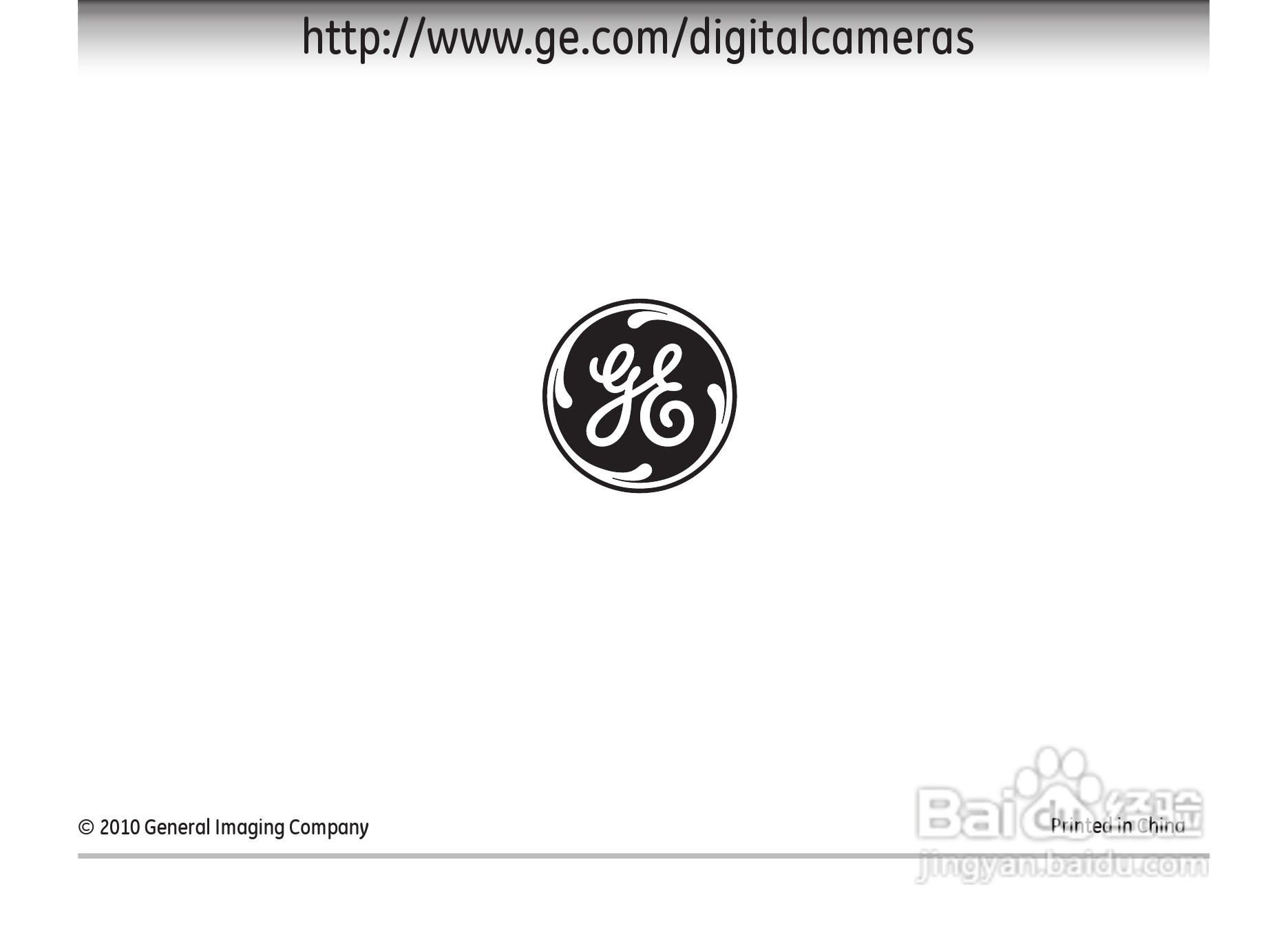 GE通用C1033数码相机说明书:[8]