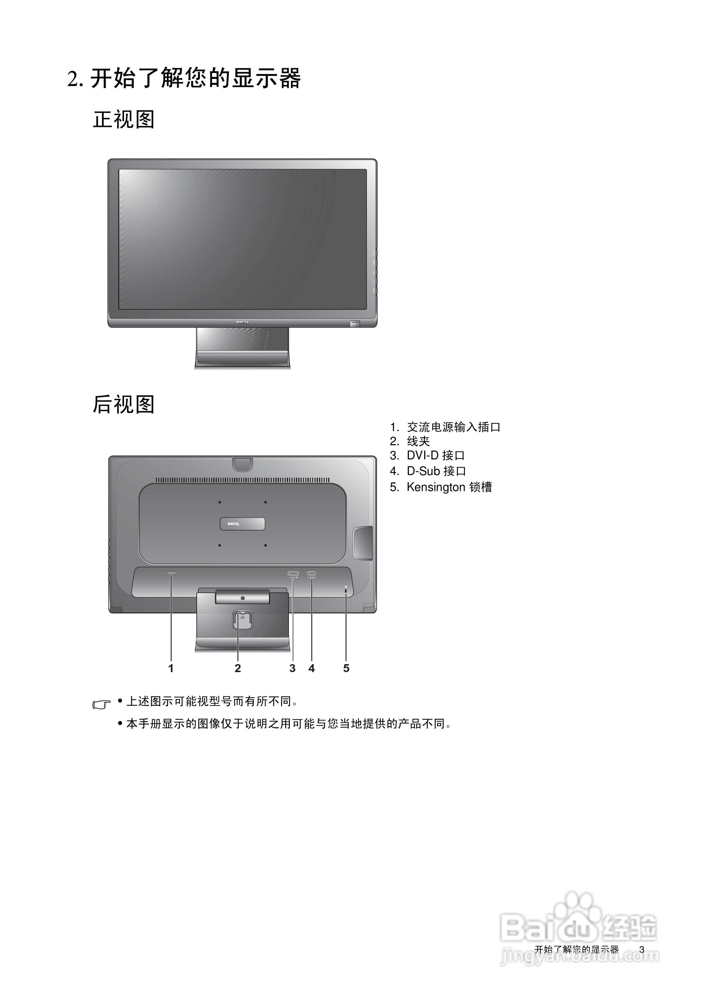 明基EL2200液晶显示器说明书:[1]