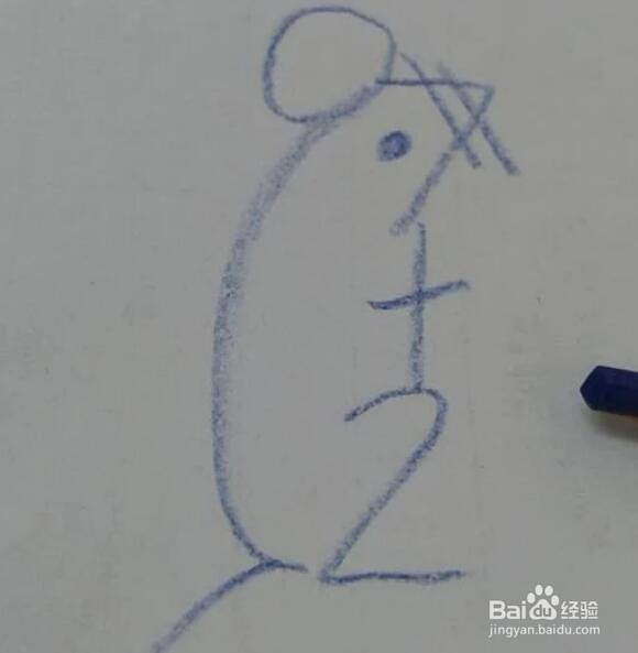 <b>超级简单小老鼠的画法</b>