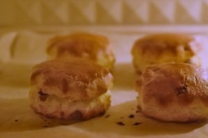 椰子油橙香蔓越莓司康的做法