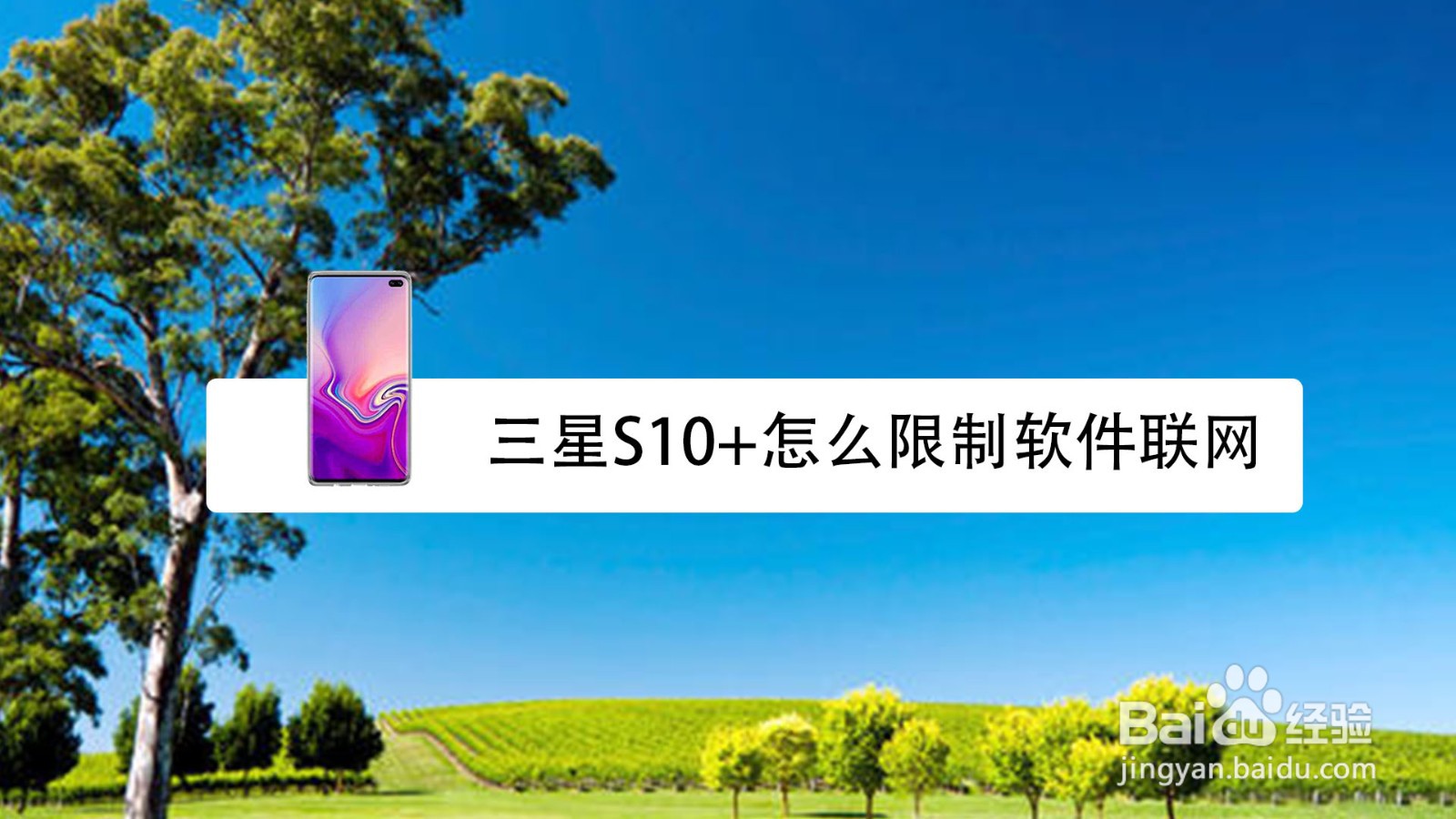 <b>三星S10+怎么限制软件联网</b>