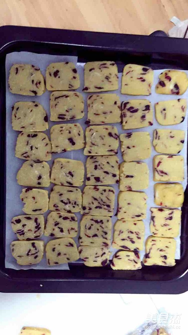 蔓越梅饼干的做法